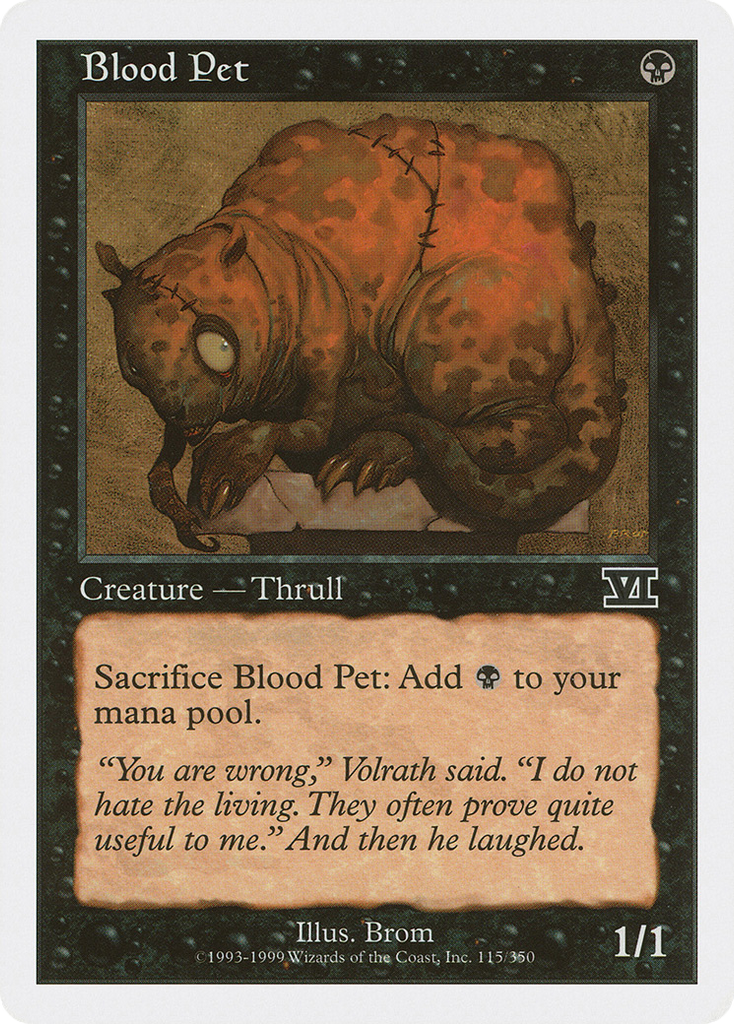 Magic: The Gathering - Blood Pet - Classic Sixth Edition
