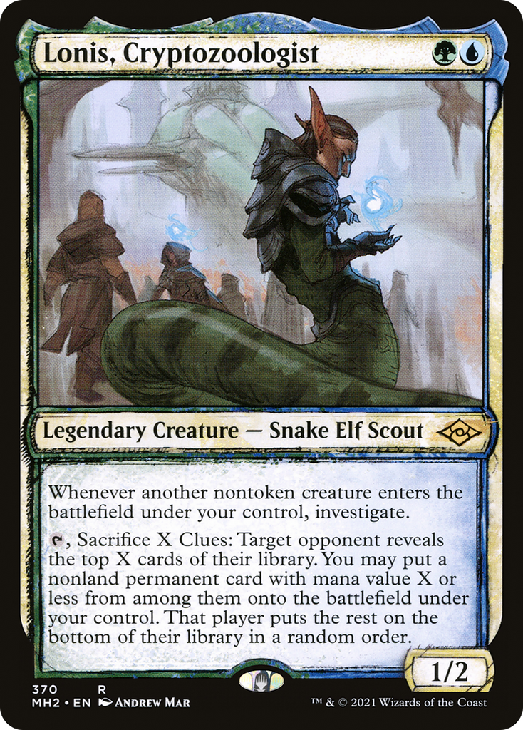 Magic: The Gathering - Lonis, Cryptozoologist - Modern Horizons 2