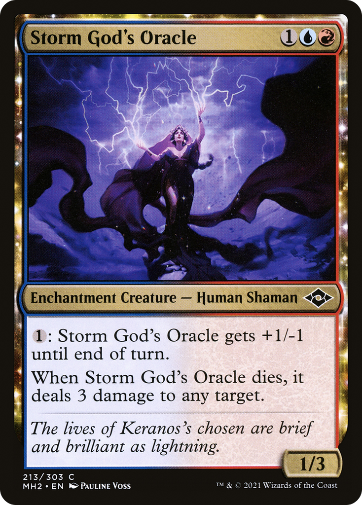 Magic: The Gathering - Storm God's Oracle Foil - Modern Horizons 2