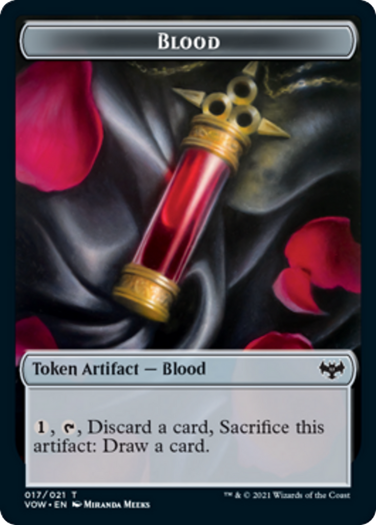 Magic: The Gathering - Blood Token - Innistrad: Crimson Vow Tokens