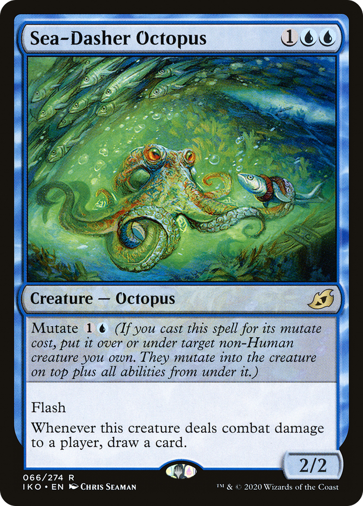 Magic: The Gathering - Sea-Dasher Octopus - Ikoria: Lair of Behemoths