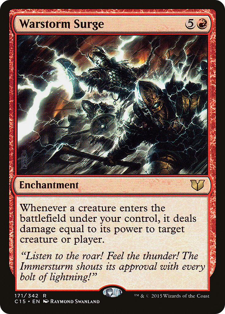 Magic: The Gathering - Warstorm Surge - Commander 2015