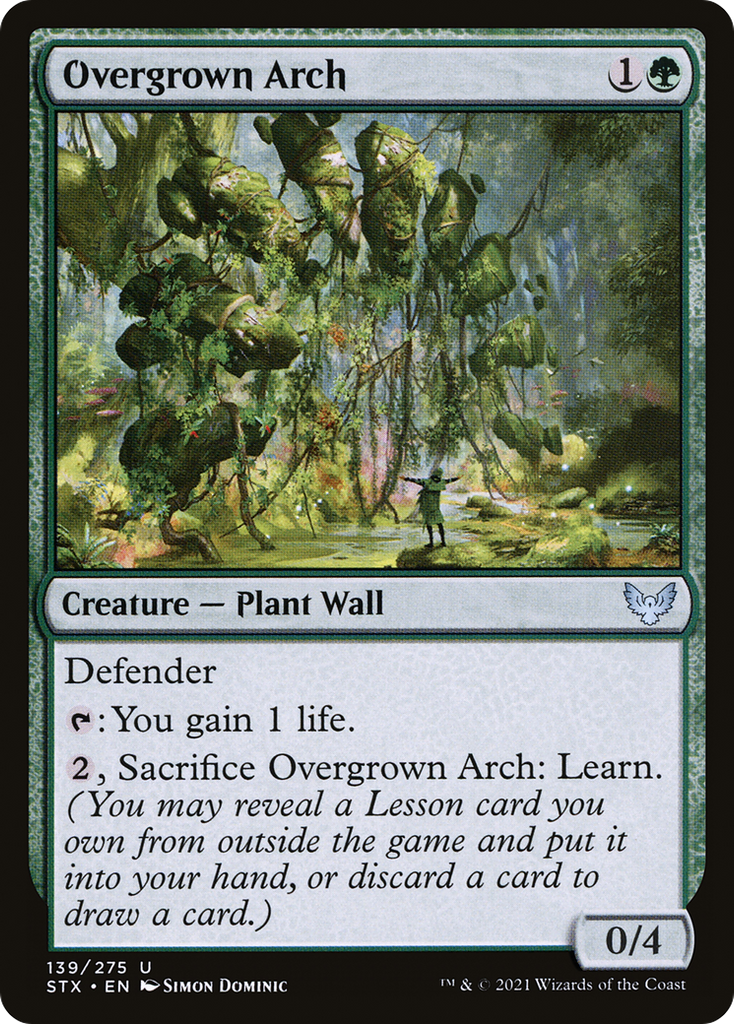 Magic: The Gathering - Overgrown Arch Foil - Strixhaven: School of Mages