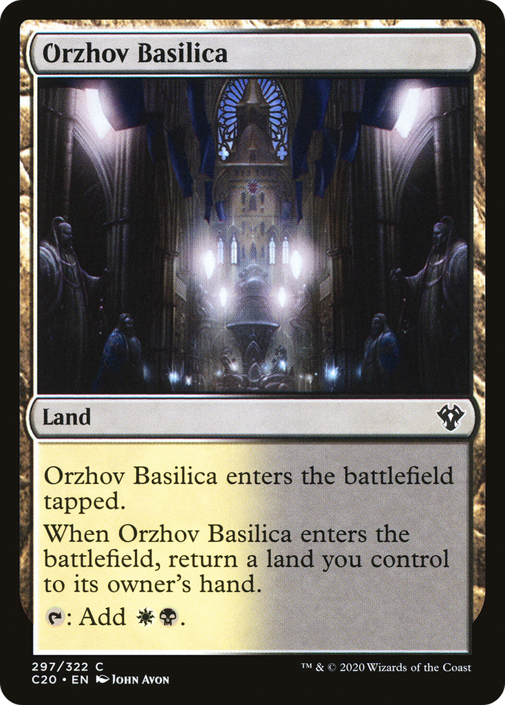 Magic: The Gathering - Orzhov Basilica - Commander 2020