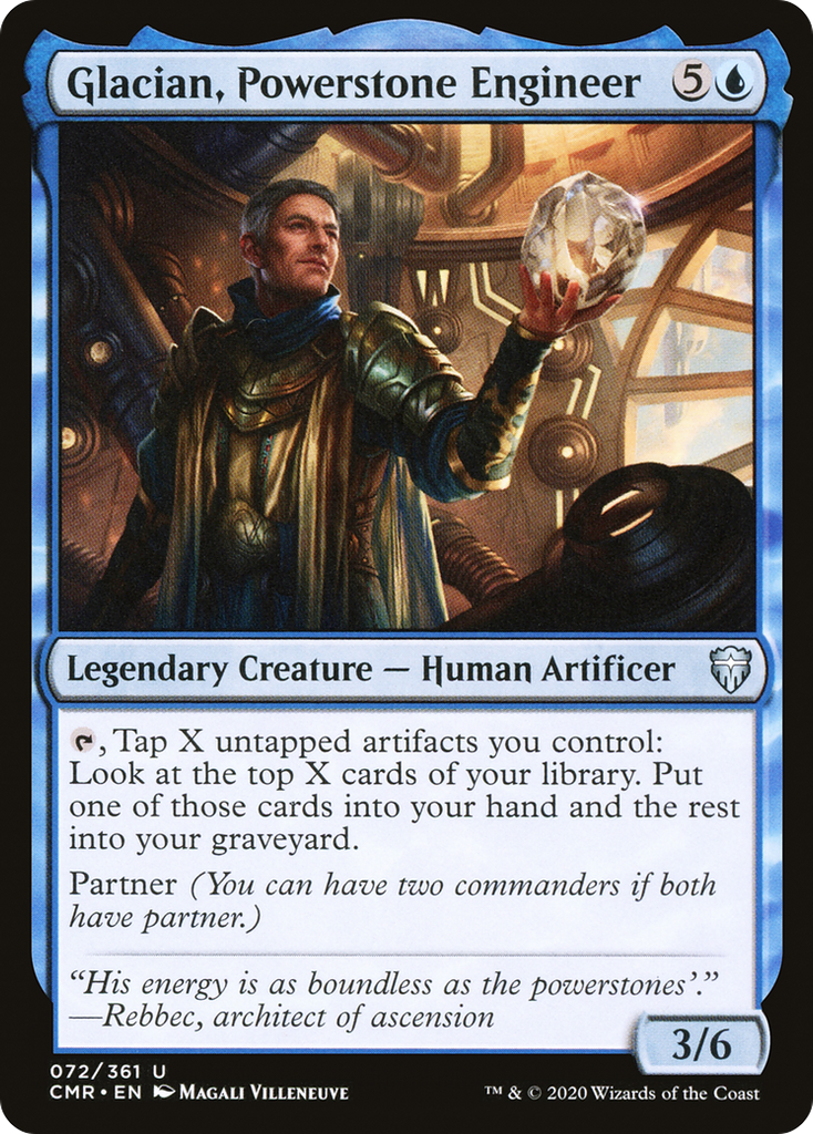 Magic: The Gathering - Glacian, Powerstone Engineer - Commander Legends