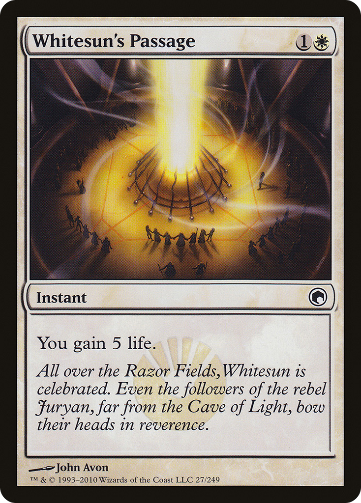 Magic: The Gathering - Whitesun's Passage - Scars of Mirrodin