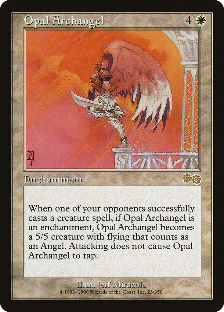 Magic: The Gathering - Opal Archangel - Urza's Saga