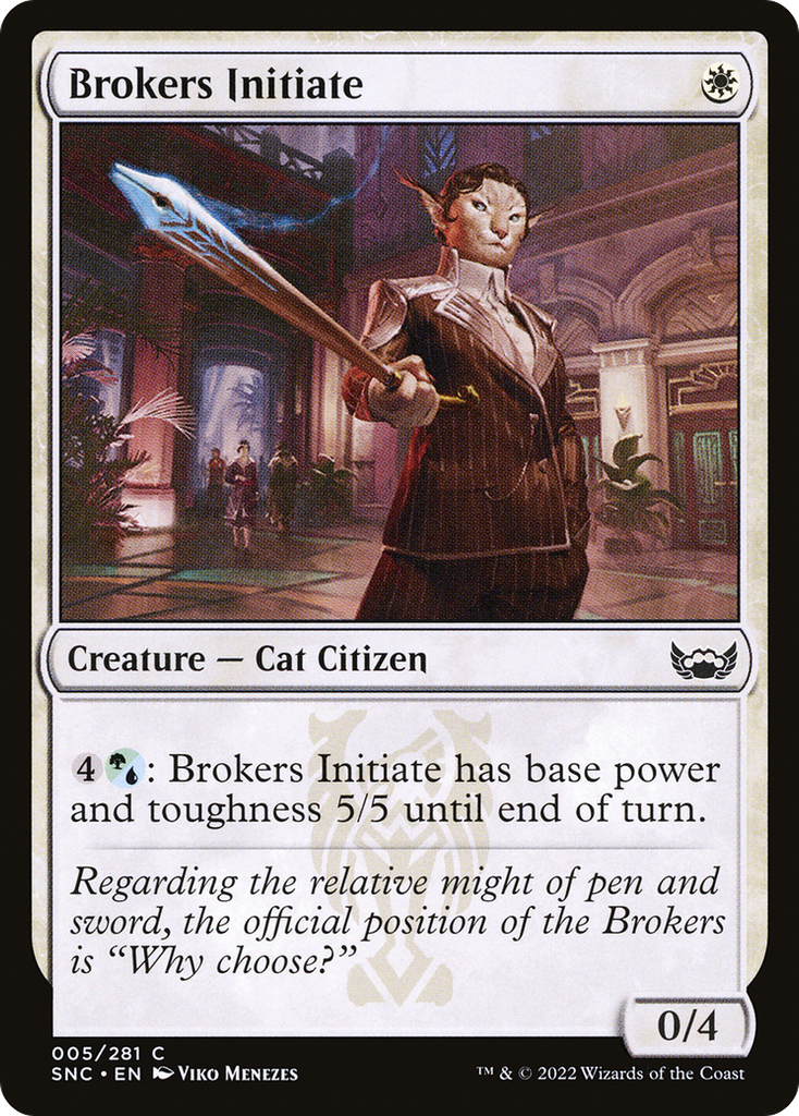 Magic: The Gathering - Brokers Initiate - Streets of New Capenna