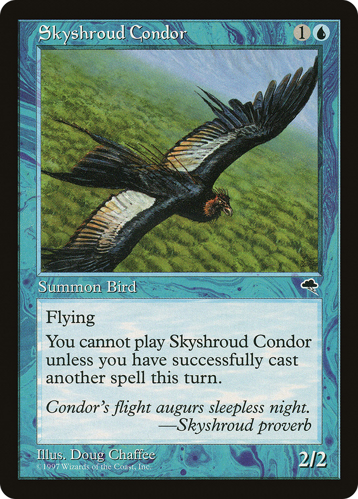 Magic: The Gathering - Skyshroud Condor - Tempest