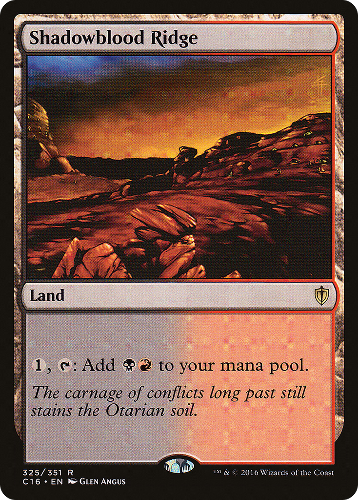 Magic: The Gathering - Shadowblood Ridge - Commander 2016