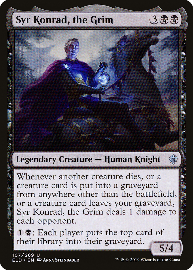 Magic: The Gathering - Syr Konrad, the Grim - Throne of Eldraine