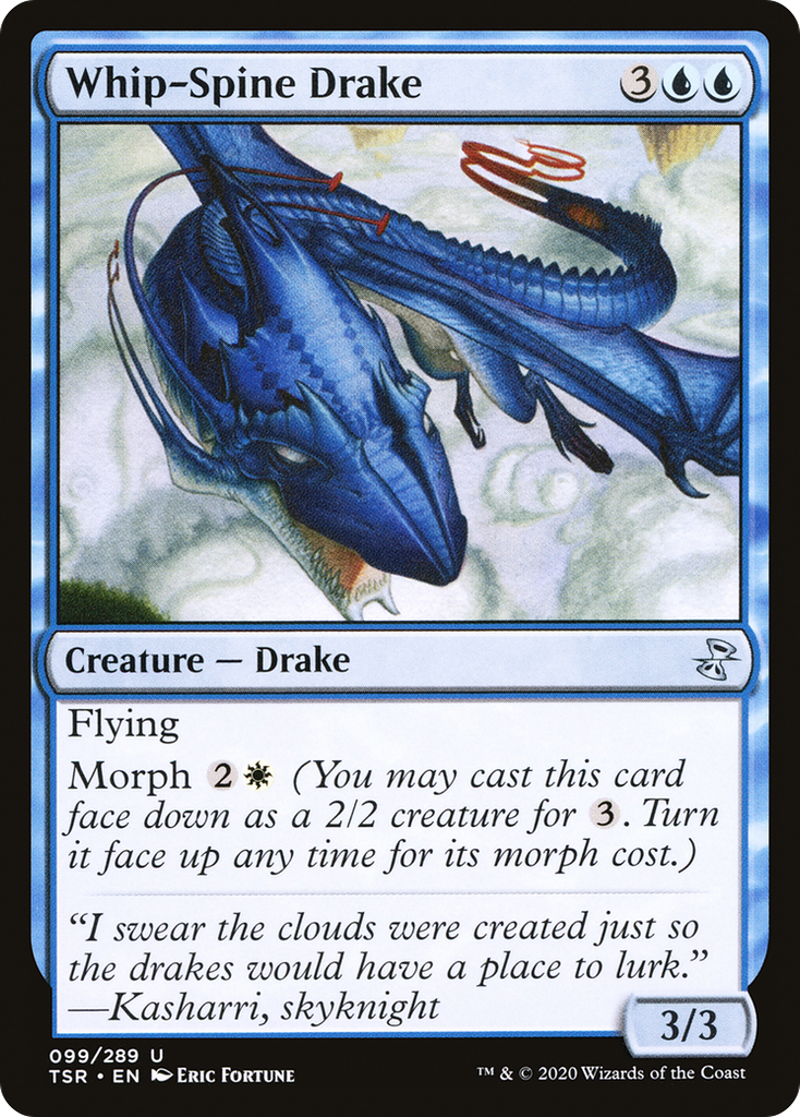 Magic: The Gathering - Whip-Spine Drake - Time Spiral Remastered