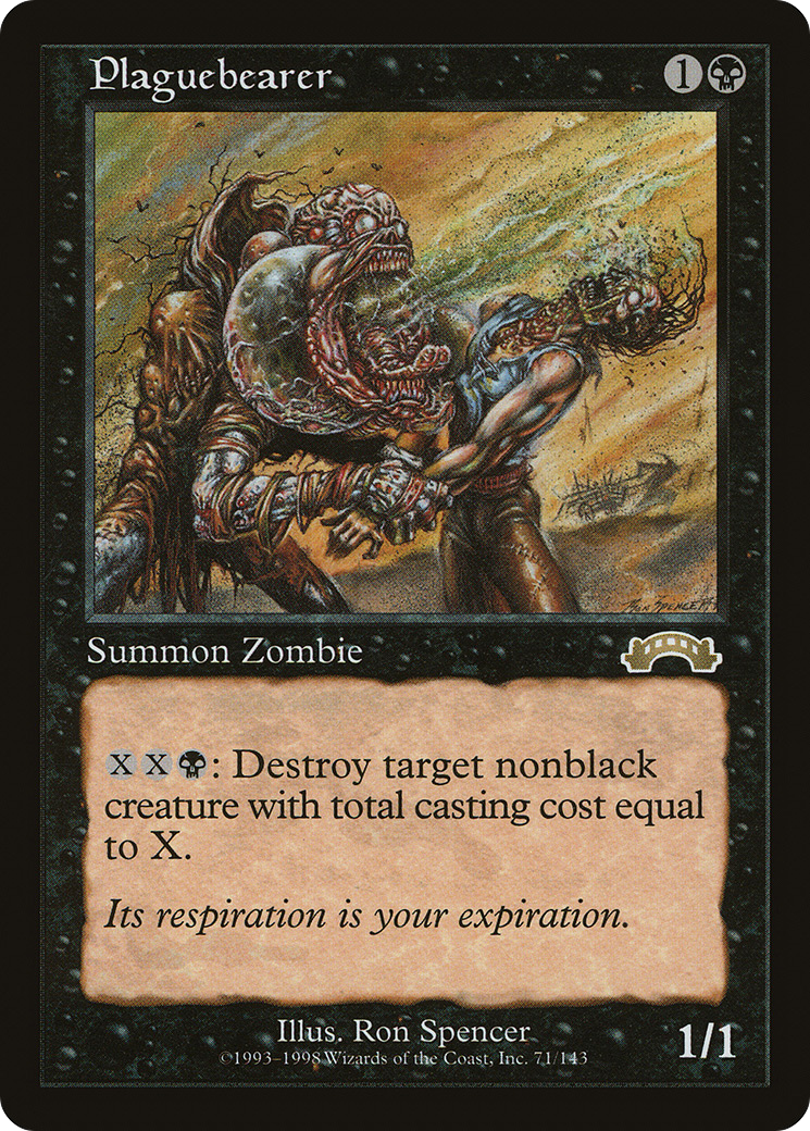 Magic: The Gathering - Plaguebearer - Exodus