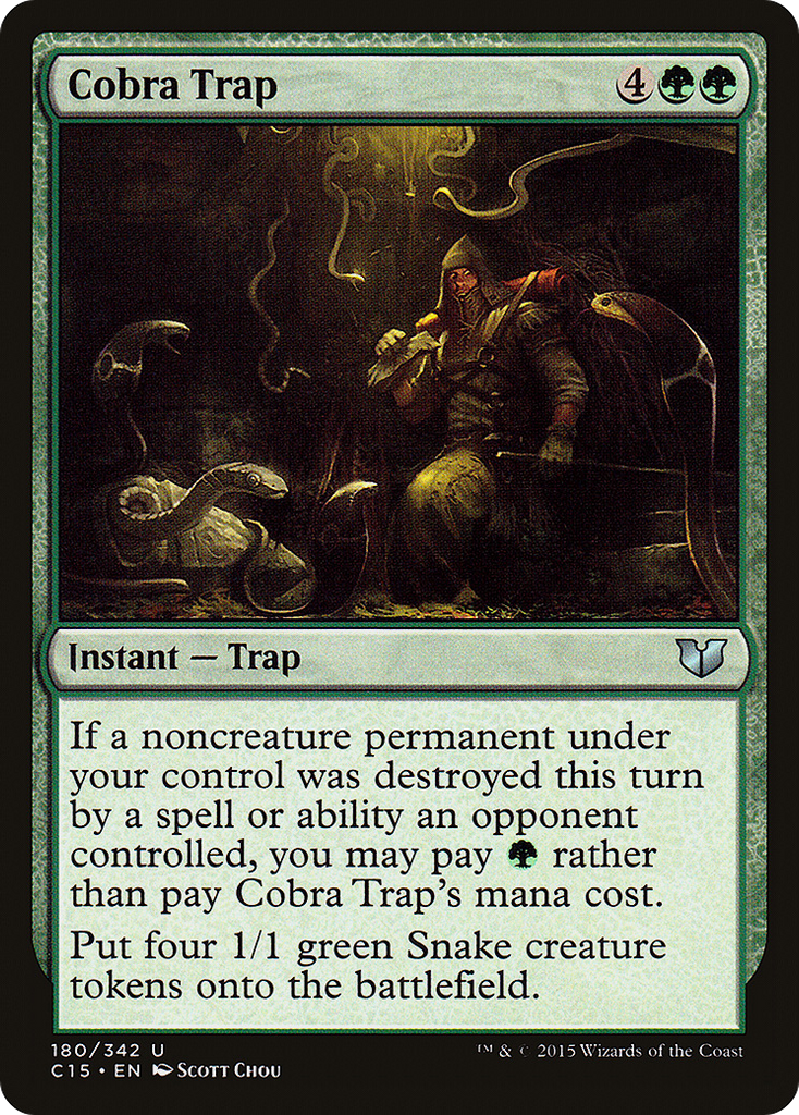 Magic: The Gathering - Cobra Trap - Commander 2015