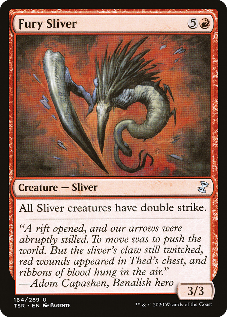 Magic: The Gathering - Fury Sliver - Time Spiral Remastered