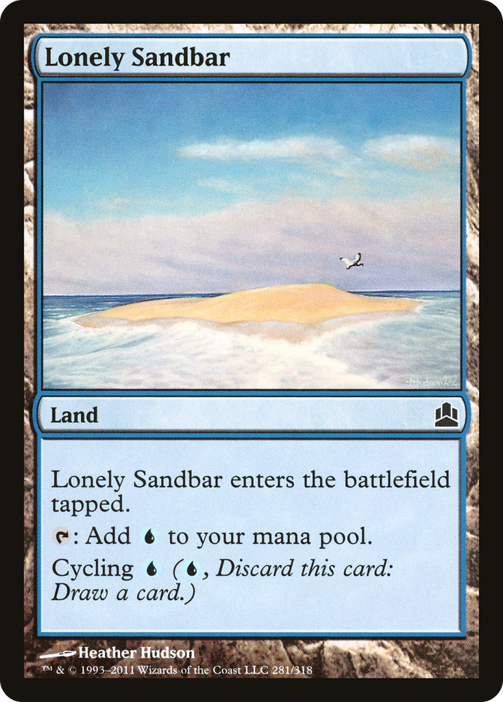 Magic: The Gathering - Lonely Sandbar - Commander 2011