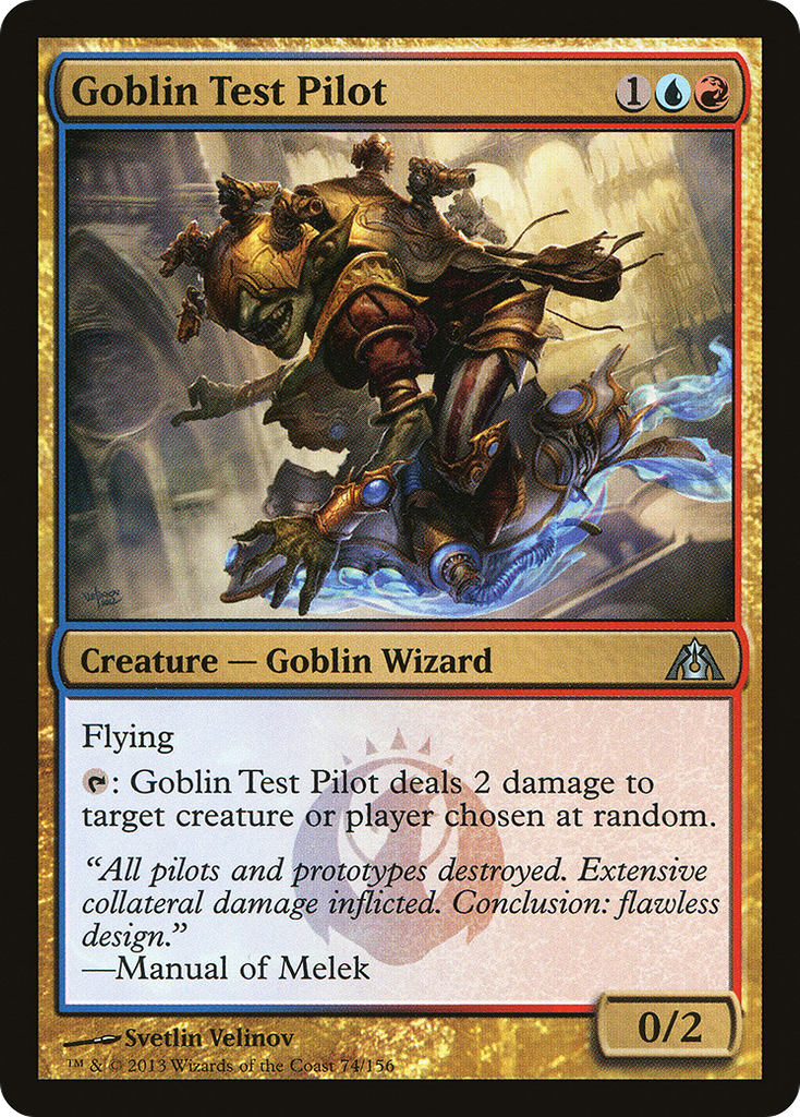 Magic: The Gathering - Goblin Test Pilot - Dragon's Maze