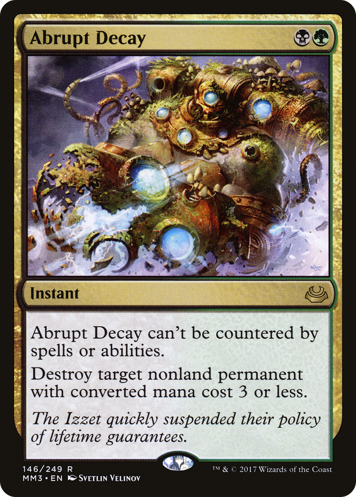 Magic: The Gathering - Abrupt Decay - Modern Masters 2017