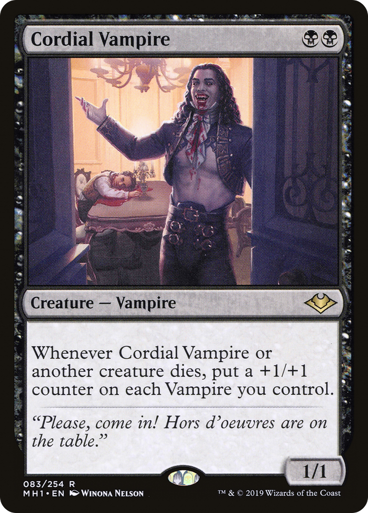 Magic: The Gathering - Cordial Vampire Foil - Modern Horizons