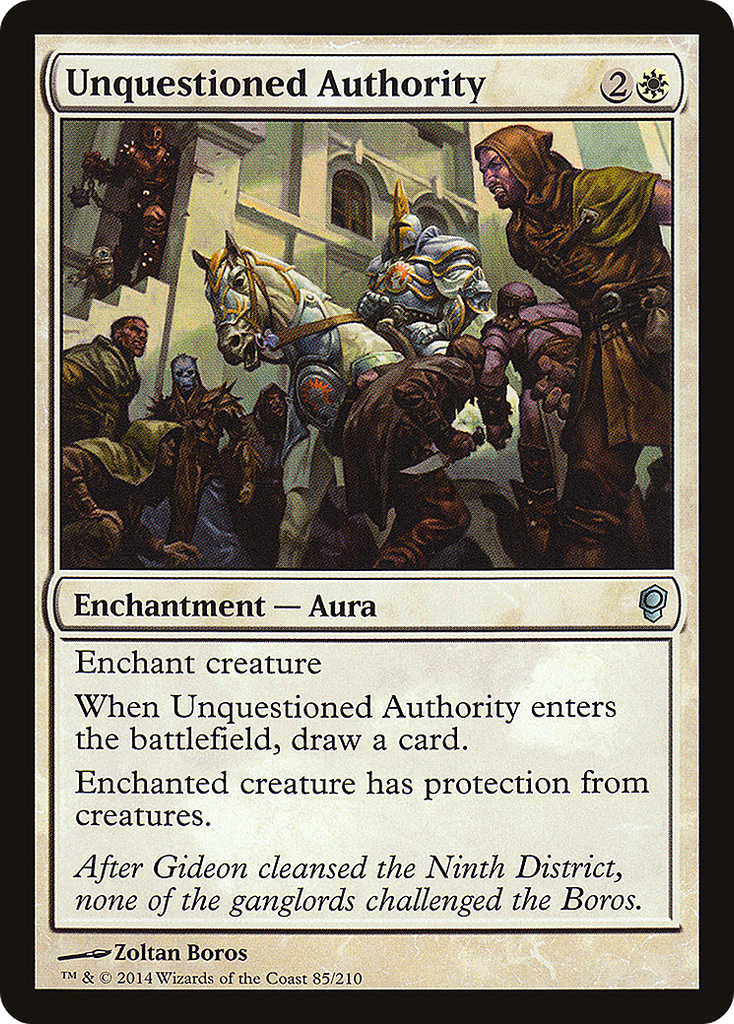 Magic: The Gathering - Unquestioned Authority - Conspiracy