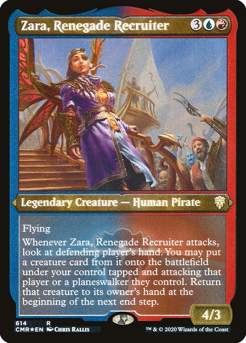 Magic the Gathering - Zara, Renegade Recruiter Foil - Commander Legends