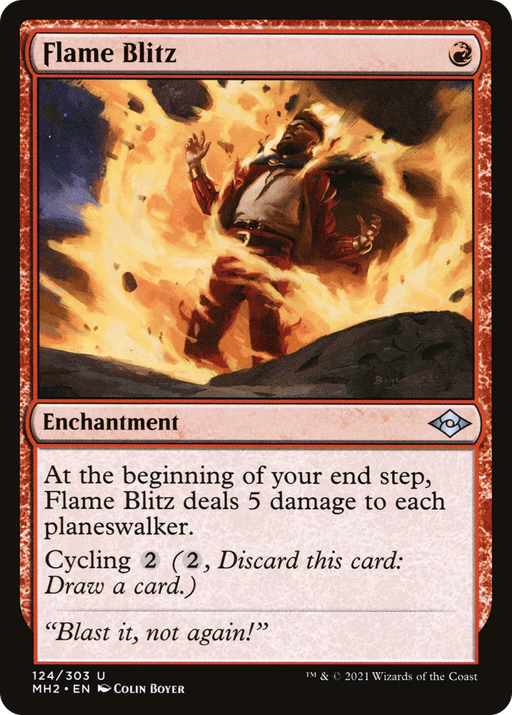 Magic: The Gathering - Flame Blitz Foil - Modern Horizons 2