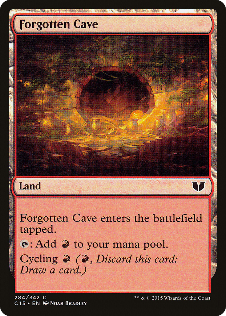 Magic: The Gathering - Forgotten Cave - Commander 2015