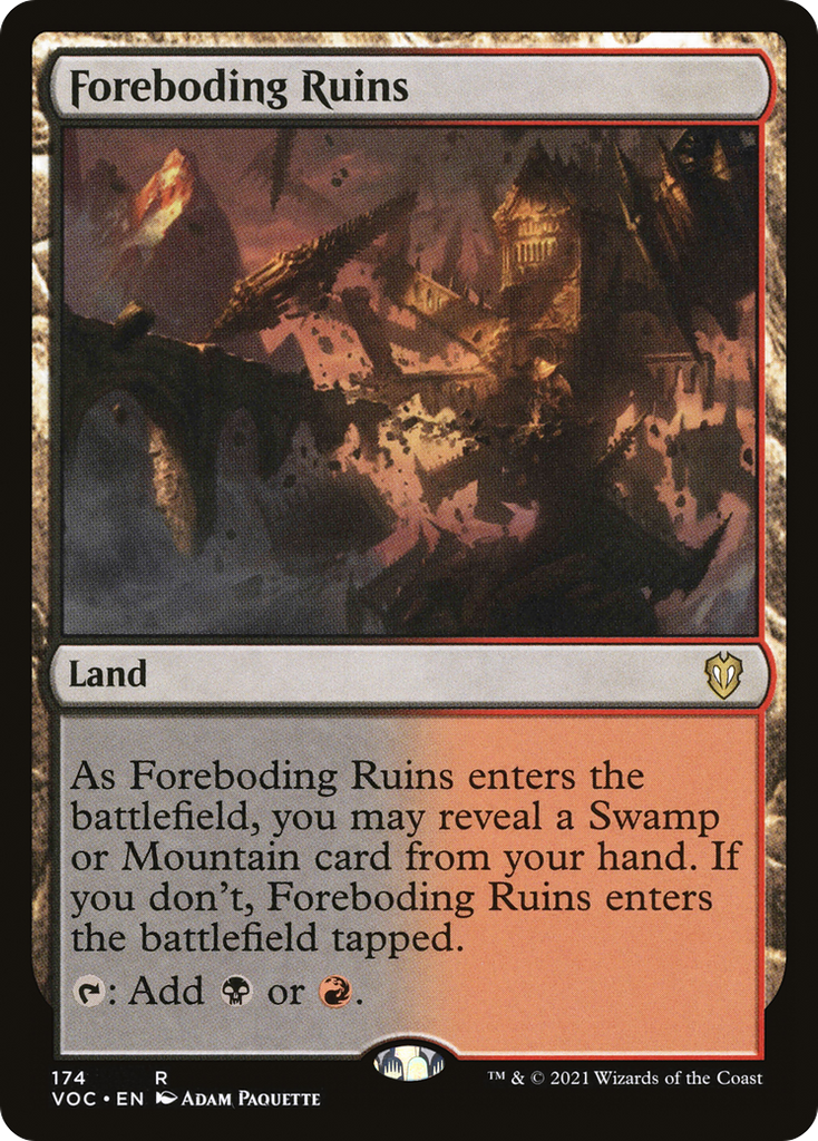 Magic: The Gathering - Foreboding Ruins - Crimson Vow Commander