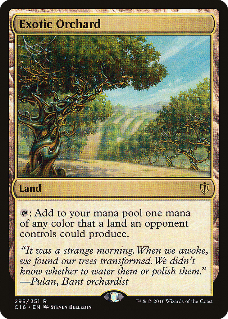 Magic: The Gathering - Exotic Orchard - Commander 2016