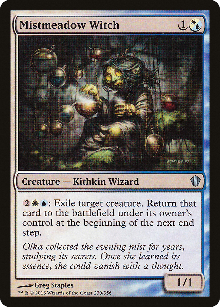 Magic: The Gathering - Mistmeadow Witch - Commander 2013