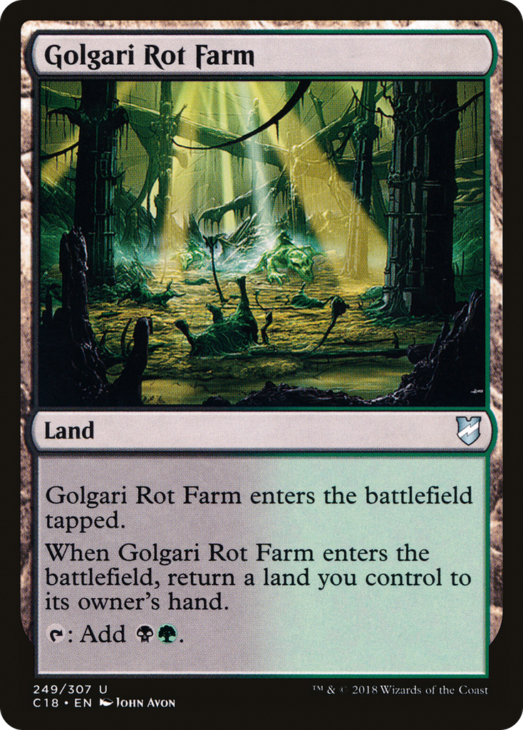 Magic: The Gathering - Golgari Rot Farm - Commander 2018