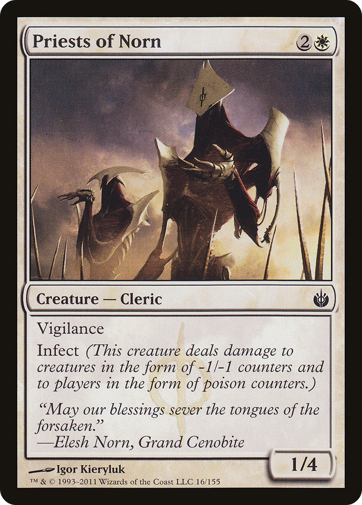 Magic: The Gathering - Priests of Norn - Mirrodin Besieged