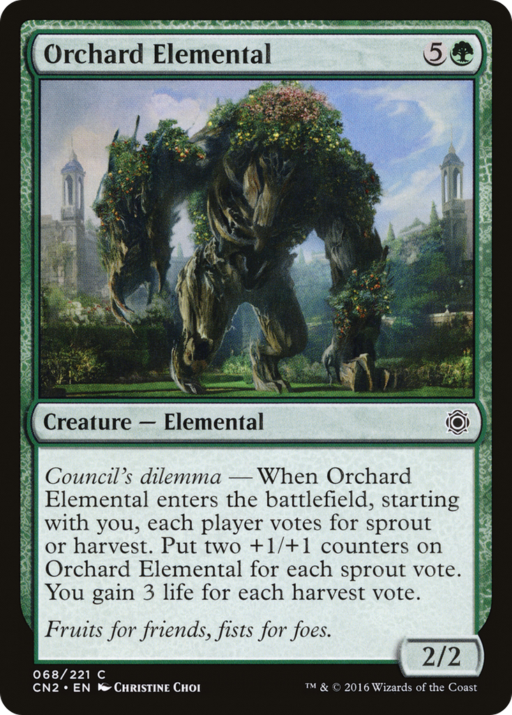 Magic: The Gathering - Orchard Elemental - Conspiracy: Take the Crown