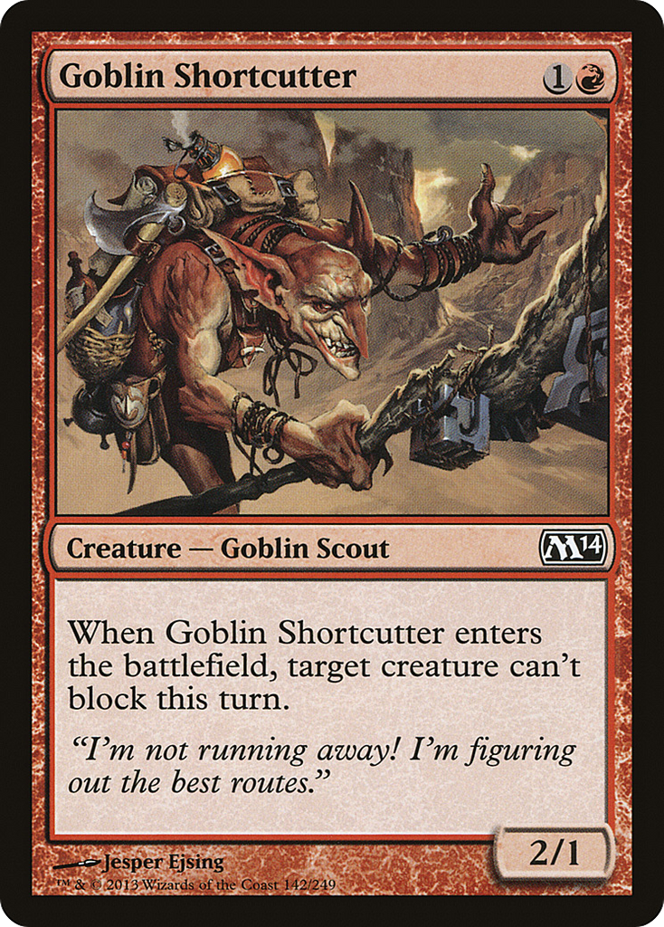 Magic: The Gathering - Goblin Shortcutter - Magic 2014