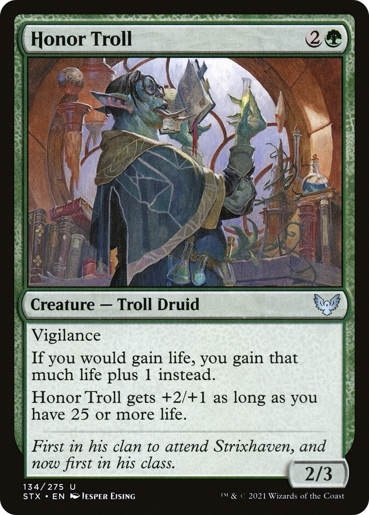 Magic: The Gathering - Honor Troll Foil - Strixhaven: School of Mages