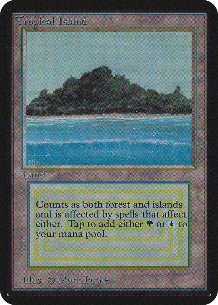 Magic: The Gathering - Tropical Island - Limited Edition Alpha