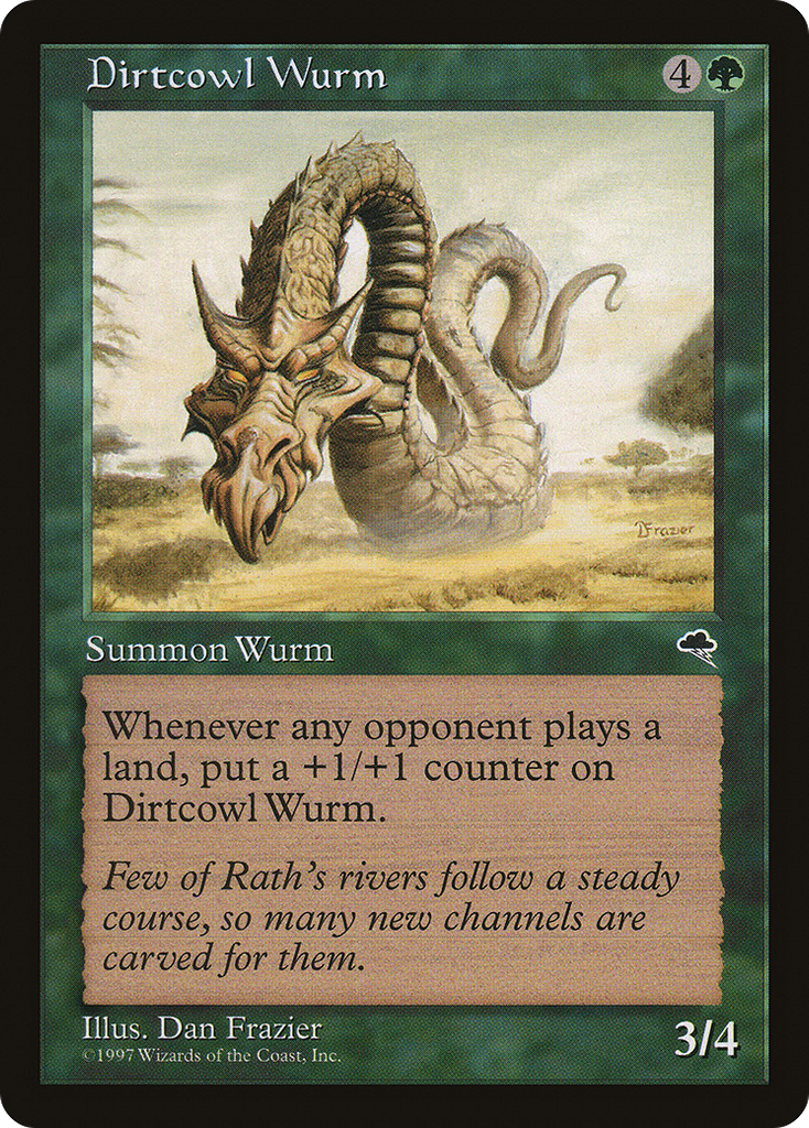 Magic: The Gathering - Dirtcowl Wurm - Tempest