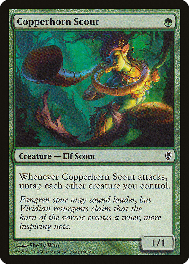 Magic: The Gathering - Copperhorn Scout - Conspiracy