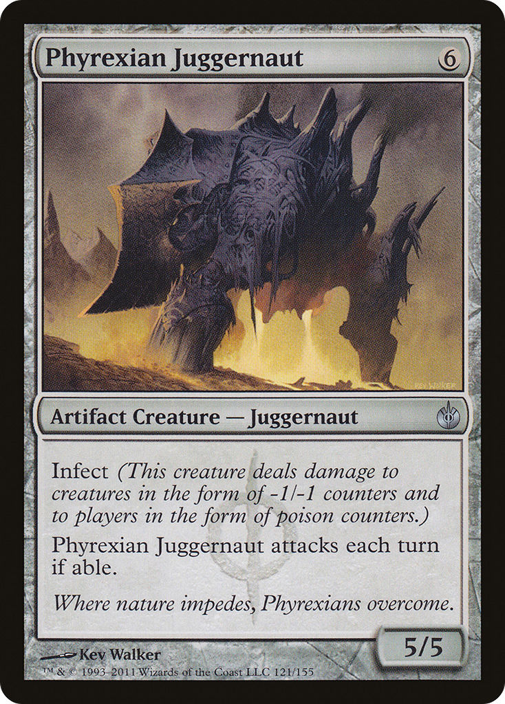 Magic: The Gathering - Phyrexian Juggernaut - Mirrodin Besieged