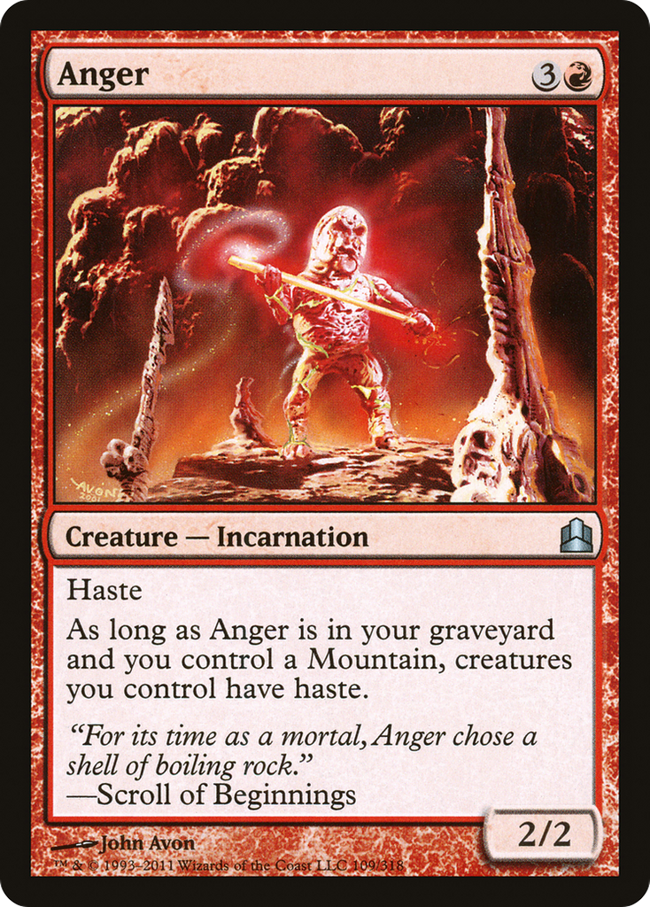 Magic: The Gathering - Anger - Commander 2011