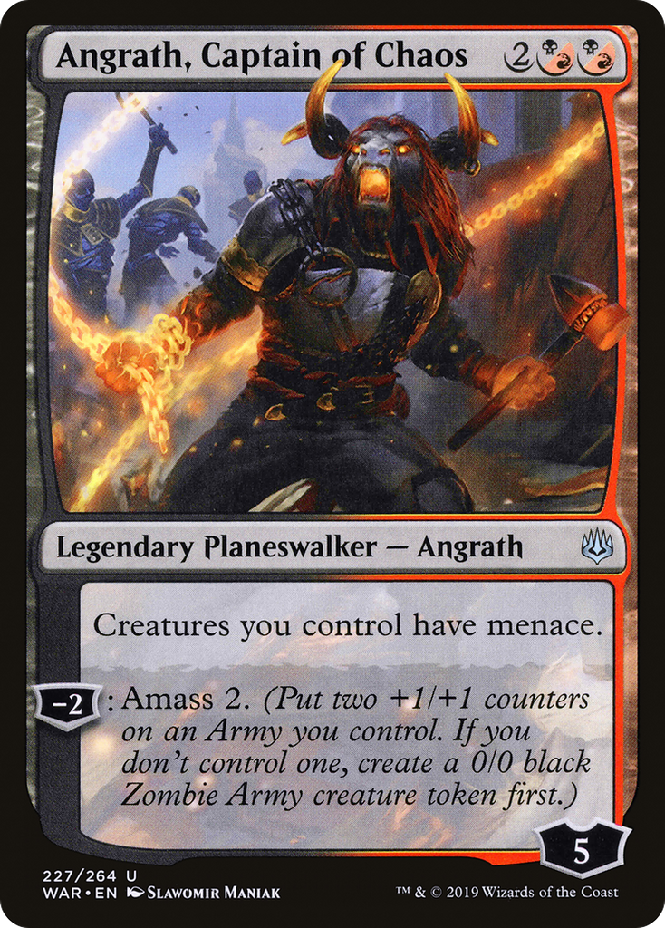 Magic: The Gathering - Angrath, Captain of Chaos - War of the Spark