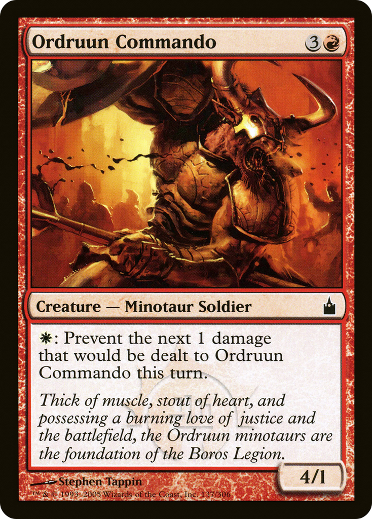 Magic: The Gathering - Ordruun Commando - Ravnica: City of Guilds