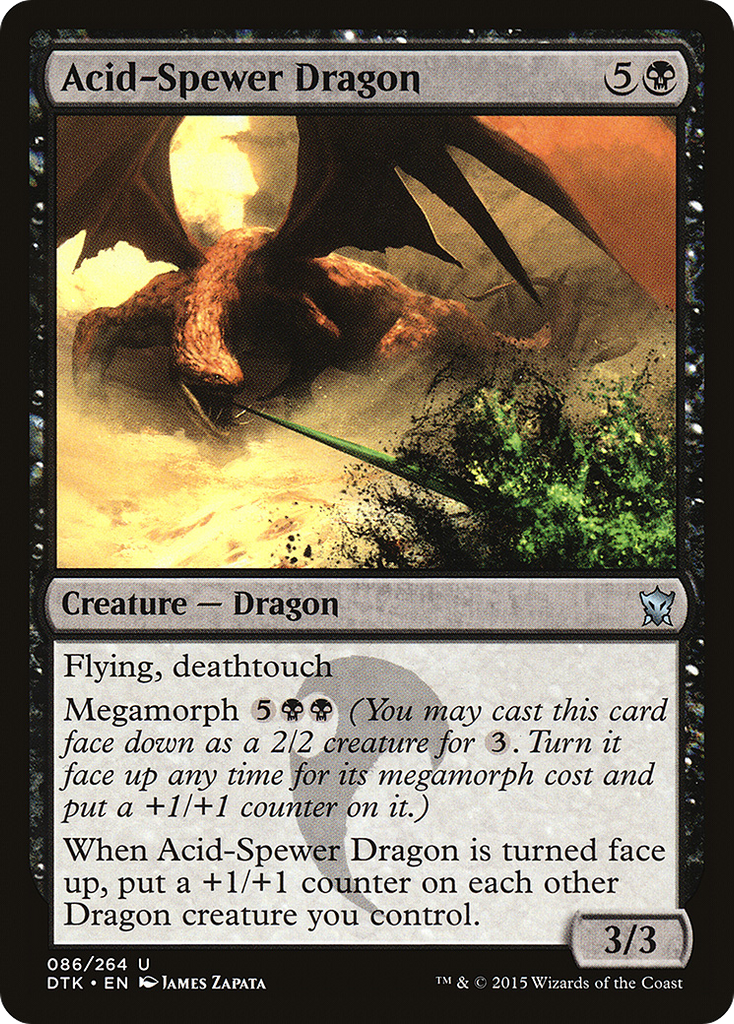 Magic: The Gathering - Acid-Spewer Dragon - Dragons of Tarkir