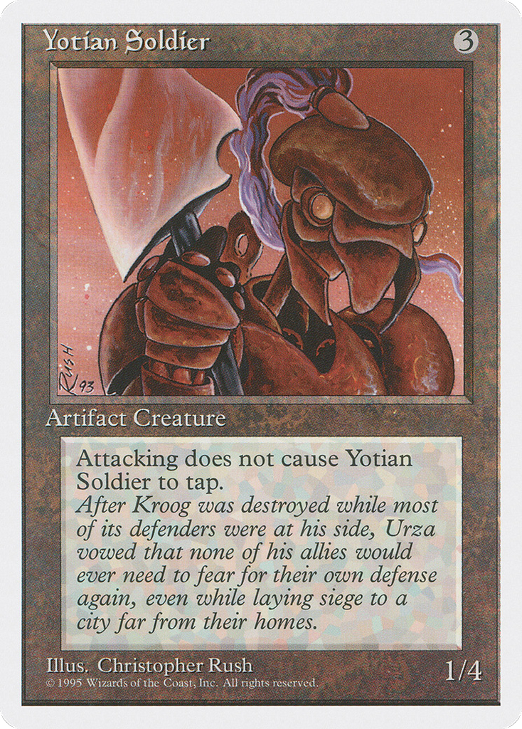 Magic: The Gathering - Yotian Soldier - Fourth Edition