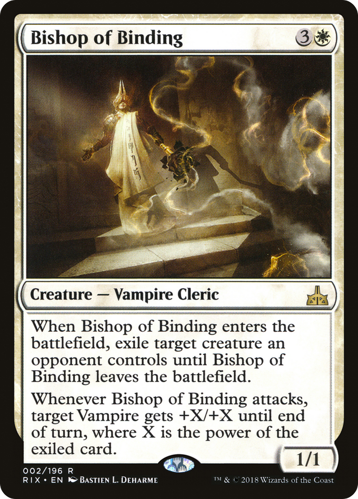 Magic: The Gathering - Bishop of Binding - Rivals of Ixalan