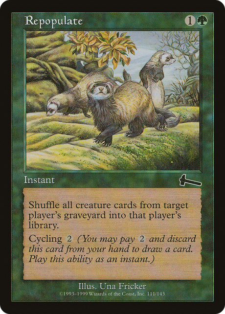 Magic: The Gathering - Repopulate - Urza's Legacy