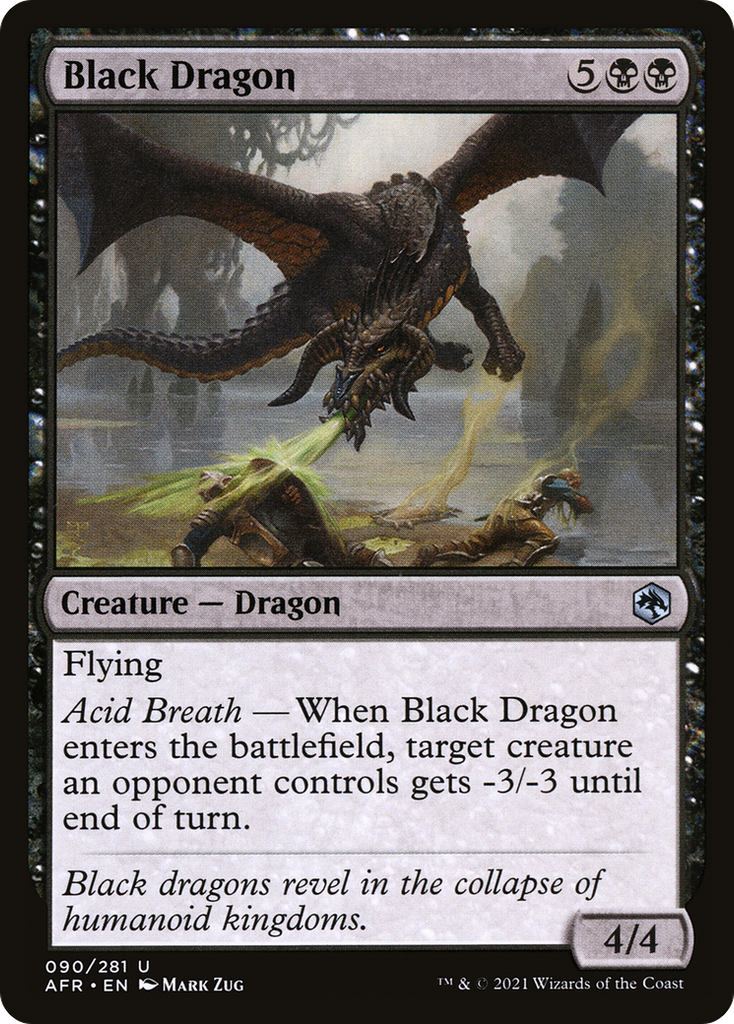 Magic: The Gathering - Black Dragon - Adventures in the Forgotten Realms