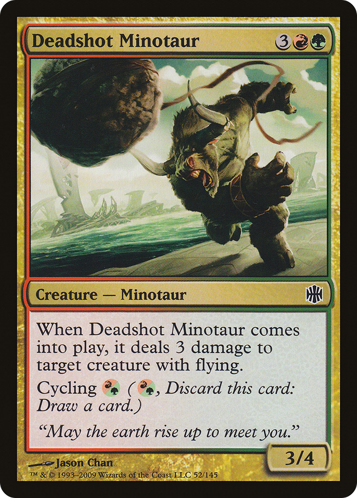 Magic: The Gathering - Deadshot Minotaur - Alara Reborn