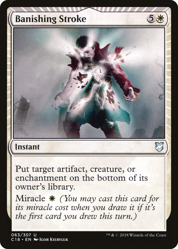 Magic: The Gathering - Banishing Stroke - Commander 2018