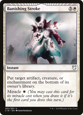 Magic: The Gathering - Banishing Stroke - Commander 2018